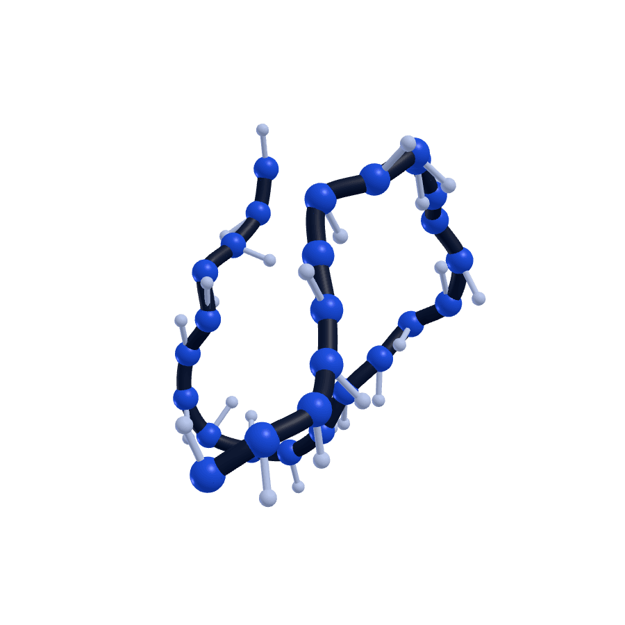 Schematic 3D structure of Thymosin α1